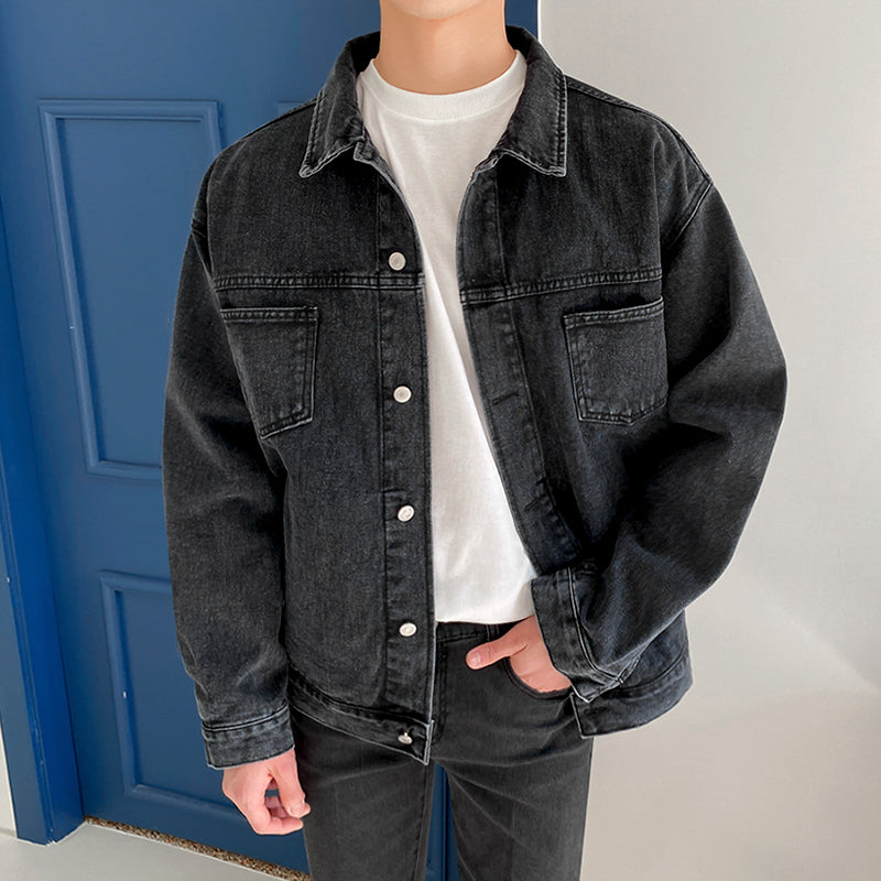 Loose Denim Work Jacket