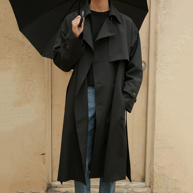 Double Breasted Mid Length Trench Coat