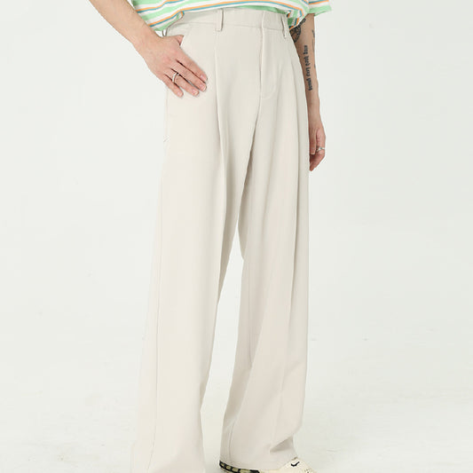 Versatile Straight Waist Trousers