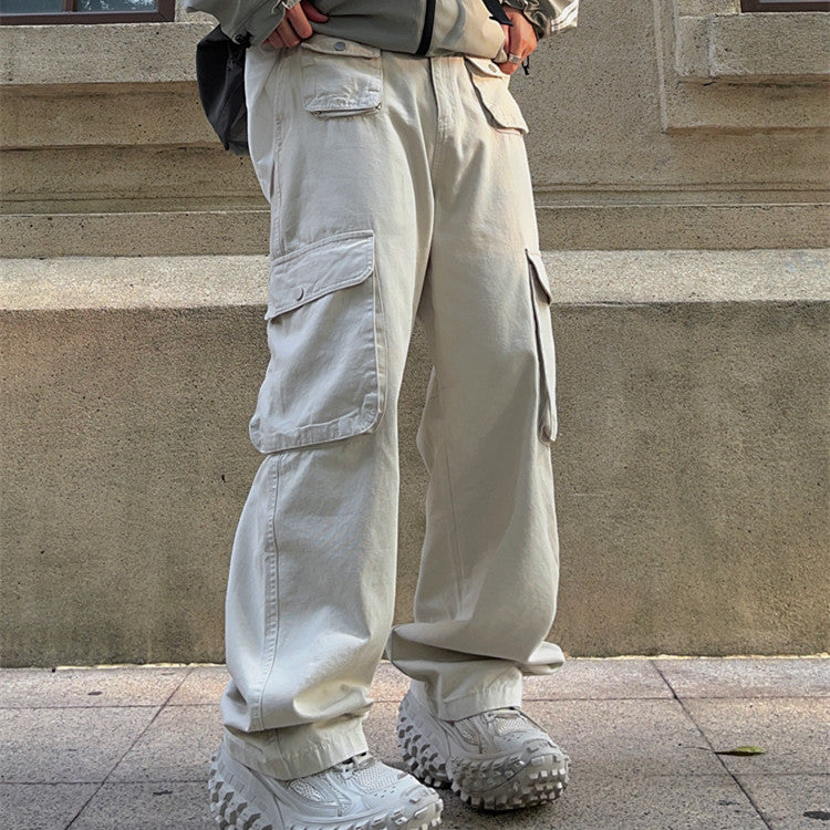 Casual Multi-pocket Retro Cargo Pants