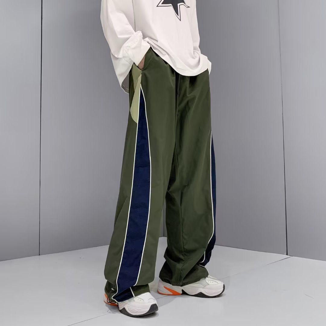 Retro Loose Straight Pants