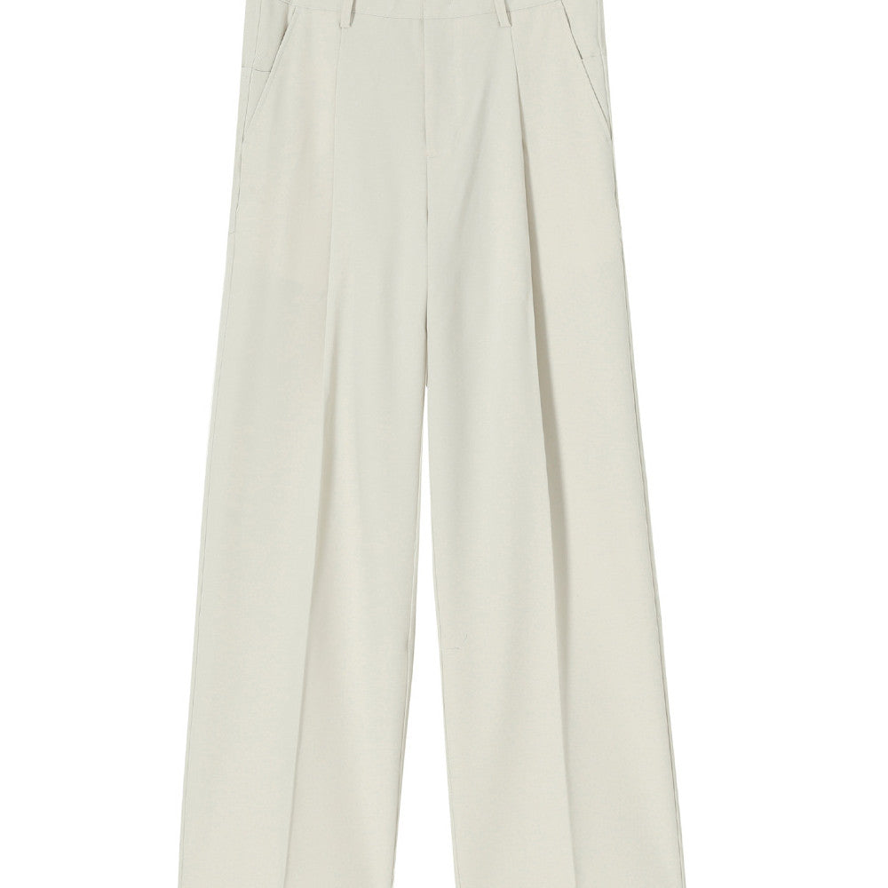 Versatile Straight Waist Trousers