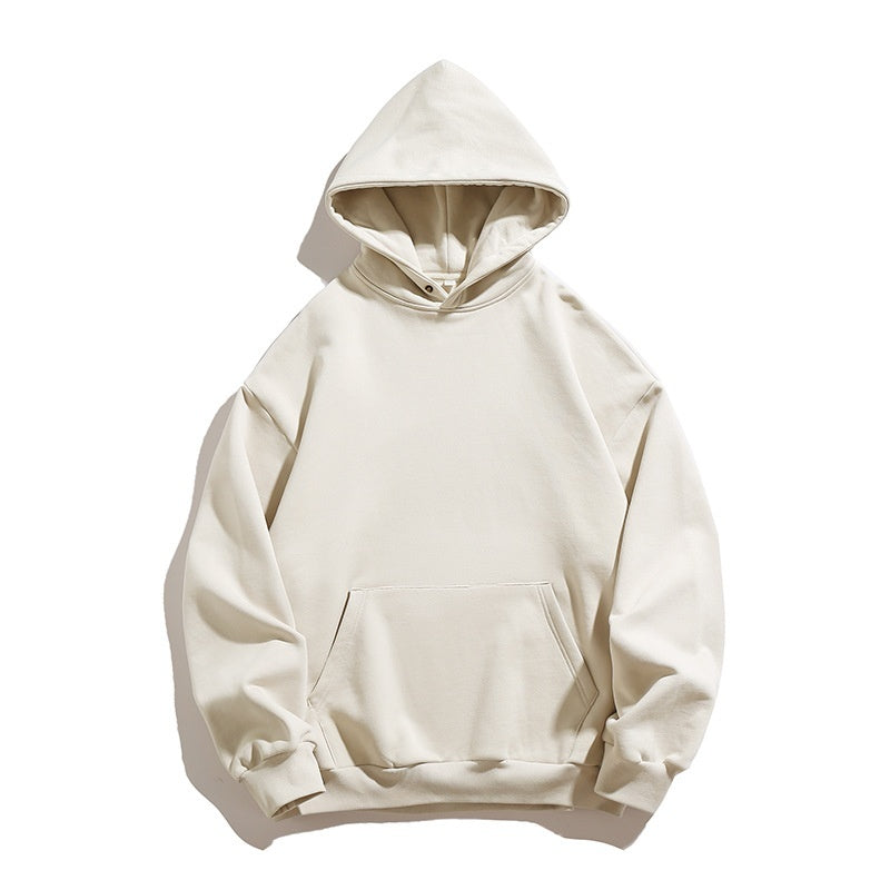 Basic Simple Loose Solid Color Hoodies