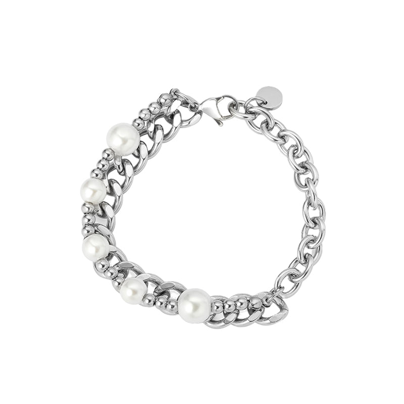 Double Layer Pearl Cuba Bracelet LE323%