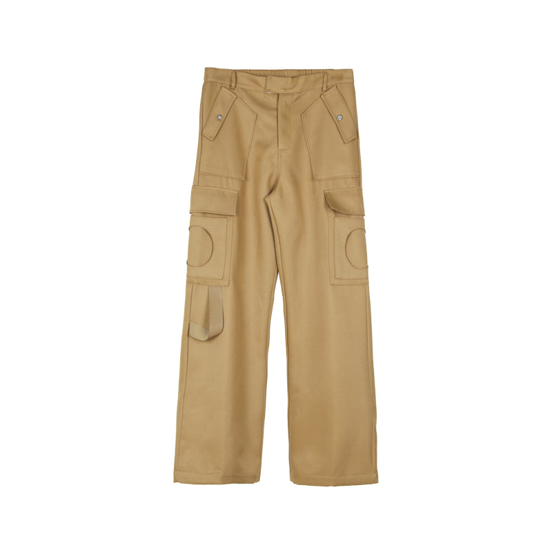 Heavy-weight Straight Tube Trousers