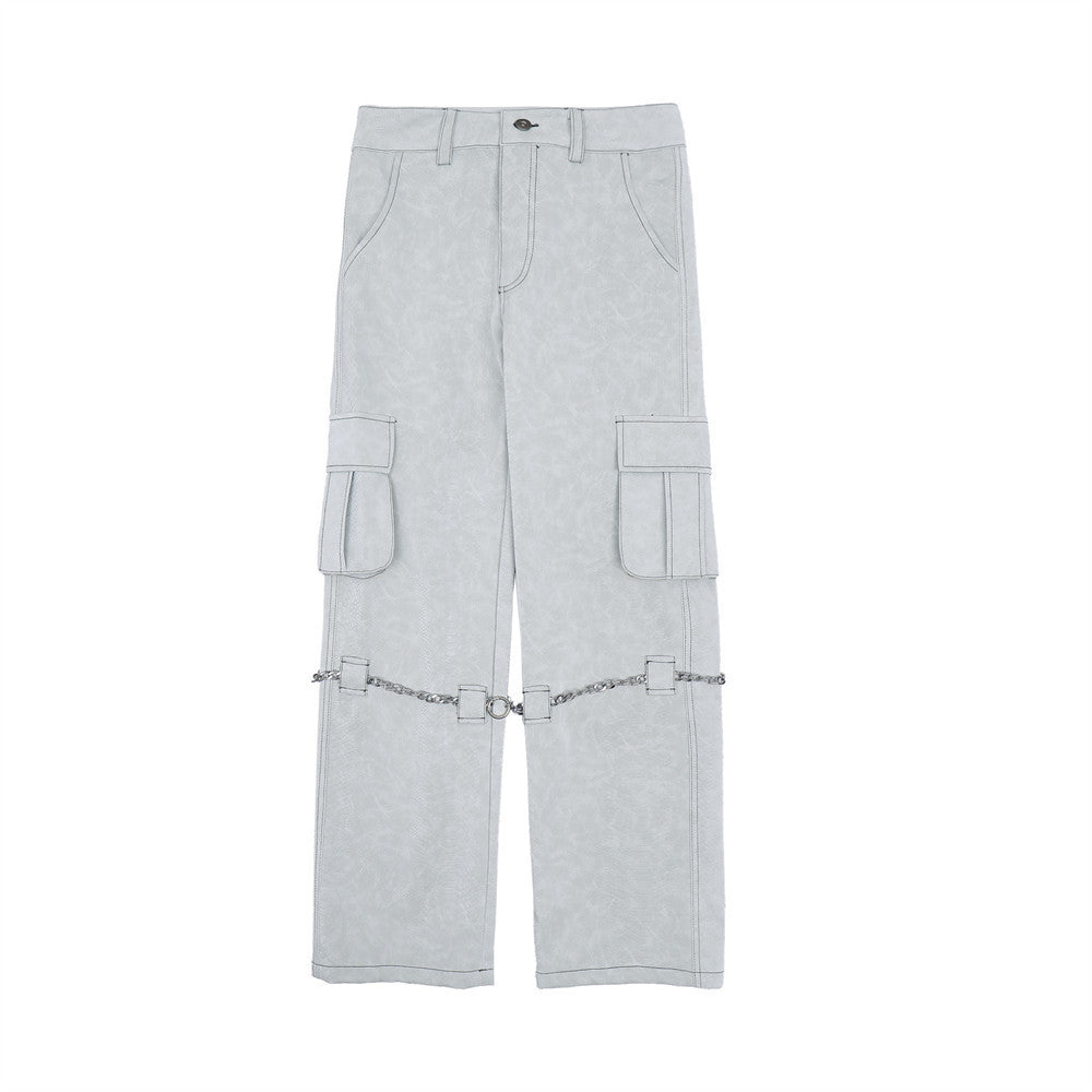 High Street Brand Loose Straight Trousers