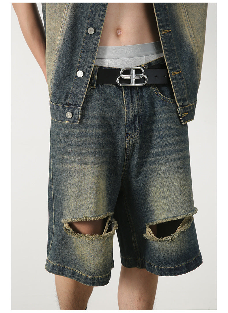 Baggy Denim Shorts