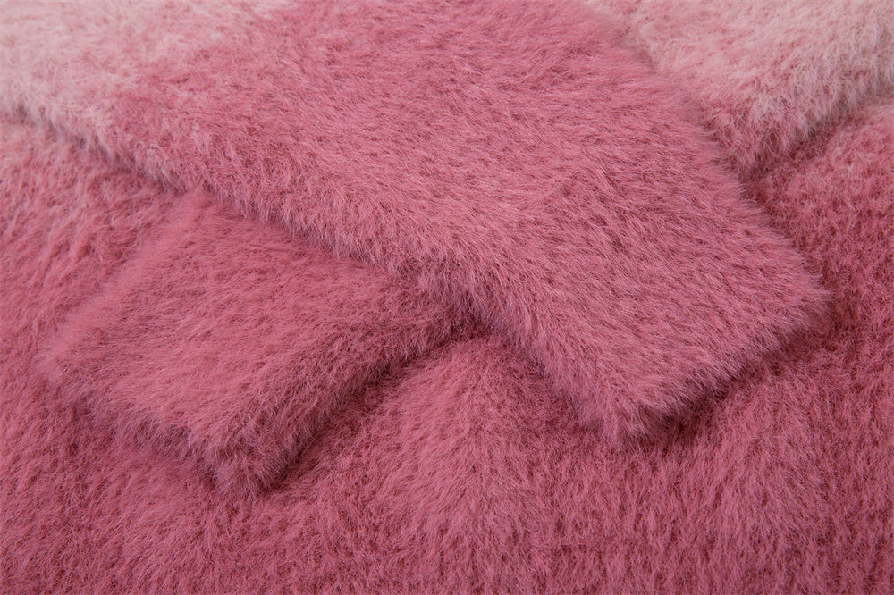 Gradient Round-neck With Fleece Lining