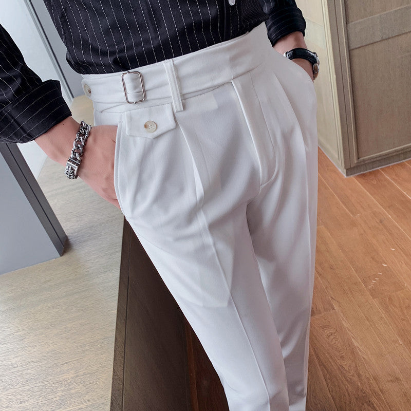 Suite Trousers New Slim Solid Straight