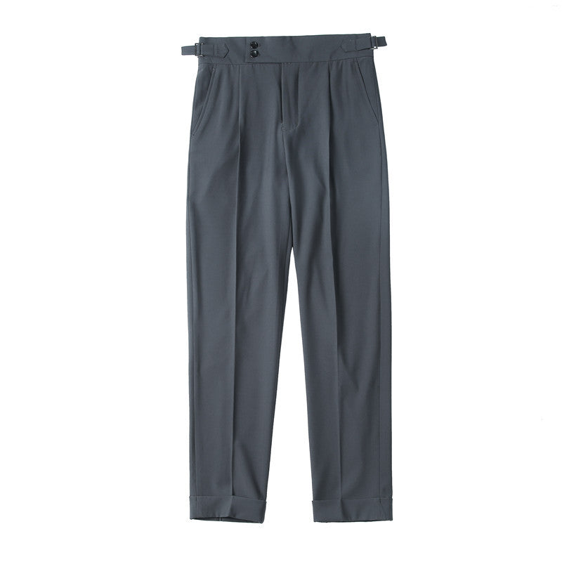 Suite Trousers New Slim Solid Straight