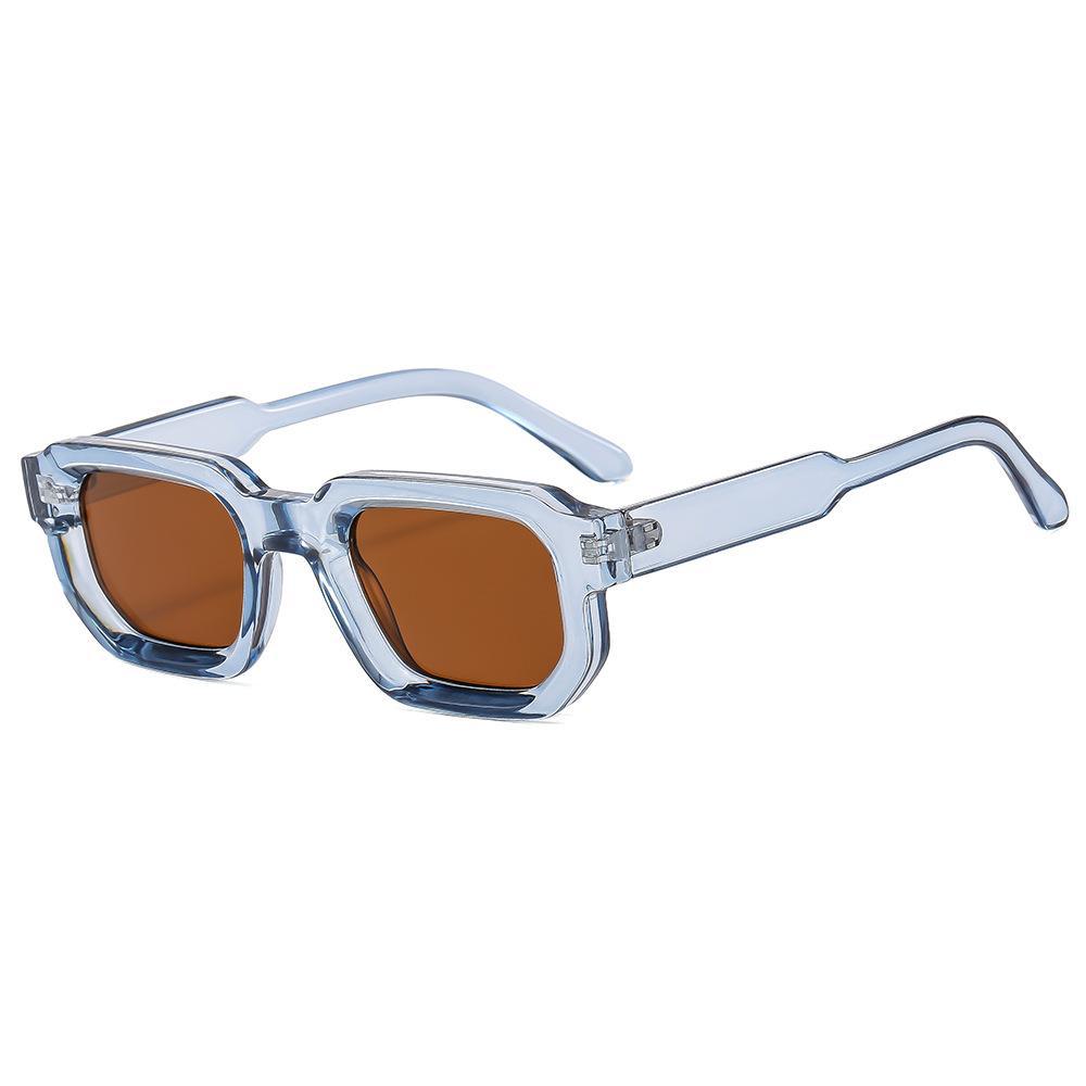 Retro Square Thick Small Frame Fashion Sunglasses